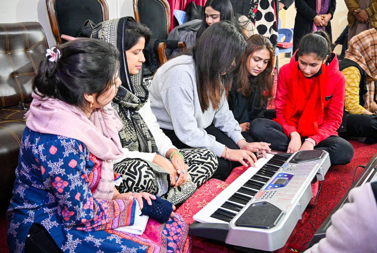 Women in safe community space